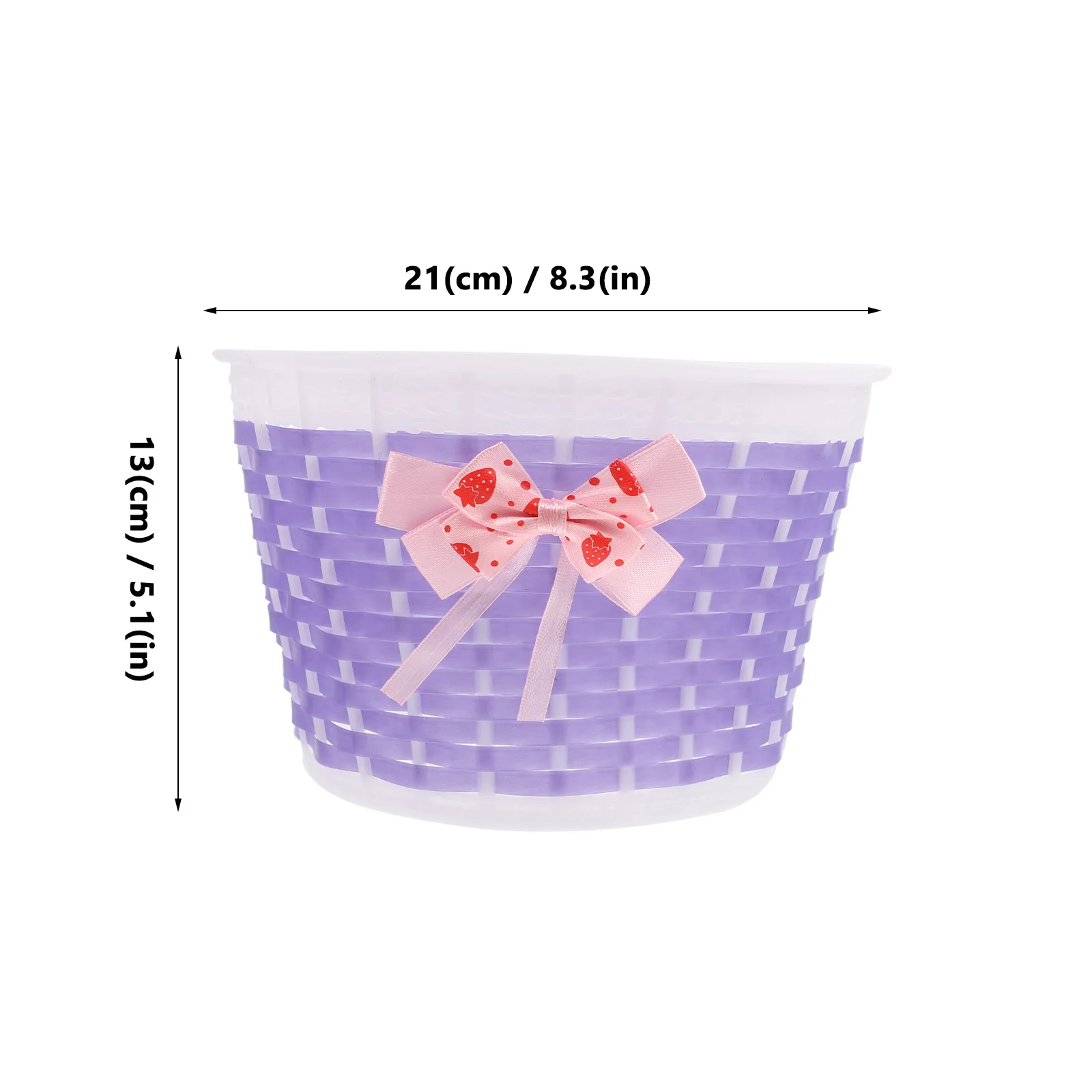 

Bicycle Front Plastic Kids Storage Compatible Bike Children Scooter Basket Parts Durable Children Bike Storage Container Safe