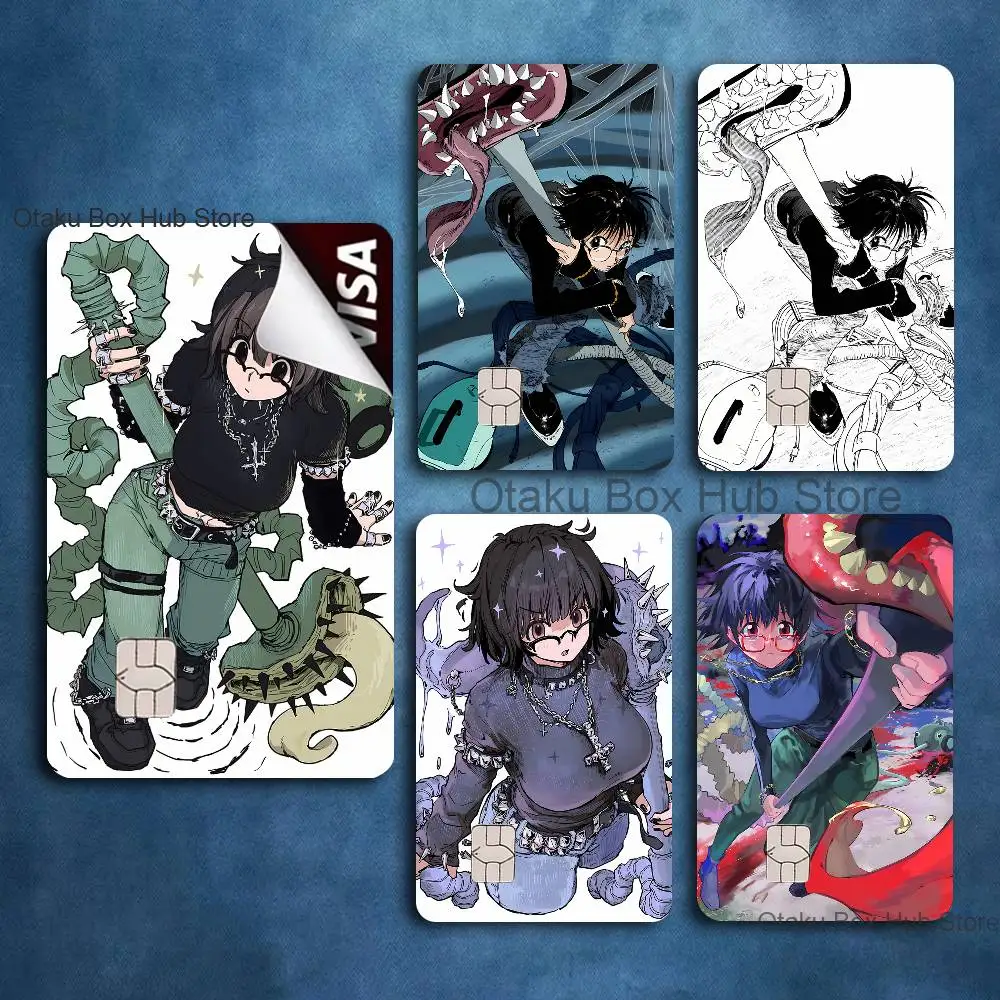 

H-HunterS X S-ShizukuS Card Stickers Credit Visa Debit Bank Charge Card Bus Metro Waterproof Sticker Decal Decoration