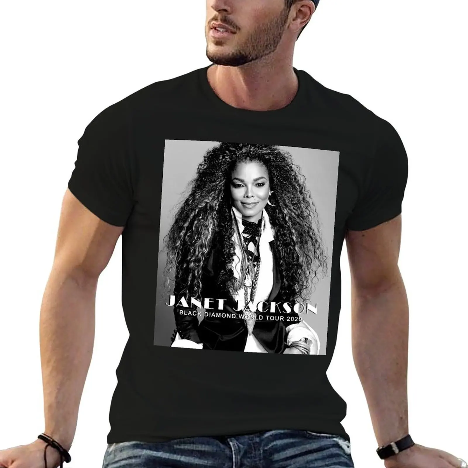 

for Fivenet Red T-Shirt package World Janet shirt for cotton Diamond 2020 plain black t-shirt American Tour man man t