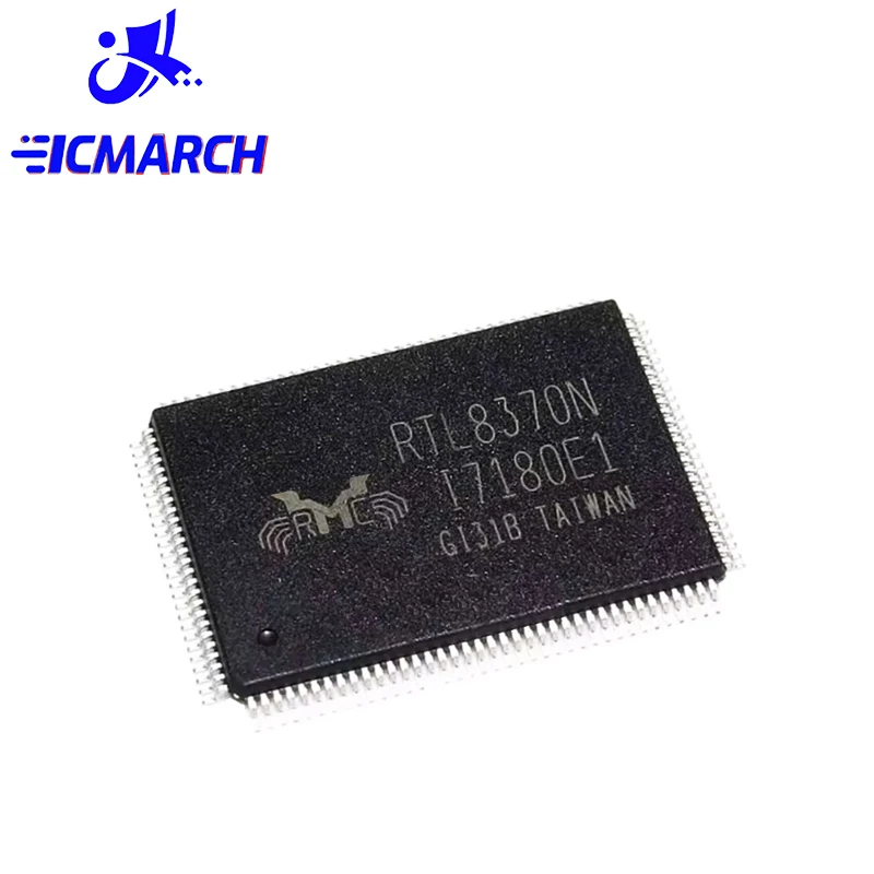 

1PCS/5PCS RTL8370N RTL8370N-VB-CG RTL8370N-CG QFP-128 Ethernet Switch Chip New Good Quality Chipset