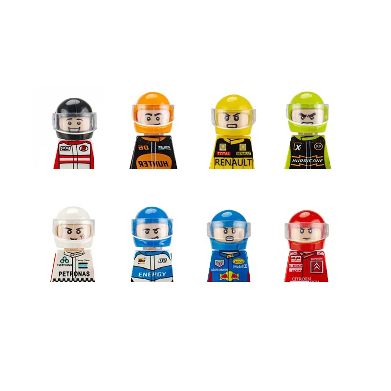 City Career 3D-Baustein-Puppen Spielzeug Cartoon-Charaktermodelle Mini-Actionfiguren Lernspielzeug Kindergeschenke