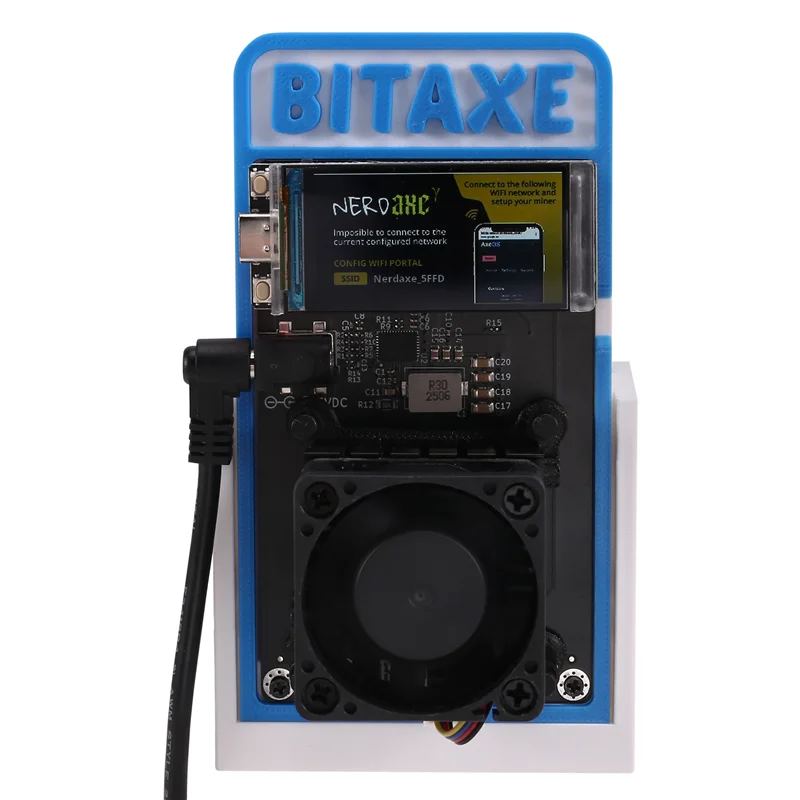 

New!!Nerdaxe 1.2TH/S Bitaxe Gamma 601 BTC Solo Miner Color Screen 18-22W BM1370 Asic Chip From Antminer S21 Pro Miner