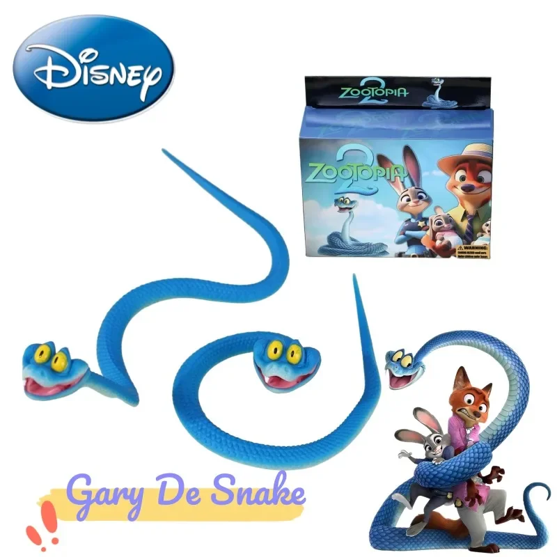 @Disney Zootopia Gary De Snake modelo periférico animado de desenho animado figura móvel conjunta decoração ornamento brinquedo do menino presente de feriado