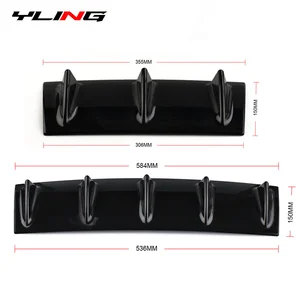 Diffuser Protector Car Sport Spoiler for GOFT 5 6 7 GTI MK7 BMW E39 G20 Passat B7 Peugeot 308 OPEL INSIGNIA SUZUKI SWIFT 9 Main Sales Rear Diffuser Peugeot 308 - №7