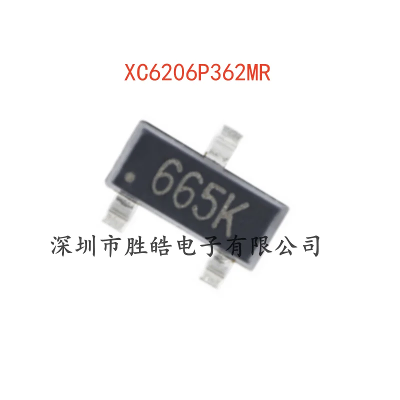 

(20PCS) NEW XC6206P362MR 0.5A Low Dropout Linear Regulator LDO Chip SOT-23 XC6206P362MR Integrated Circuit