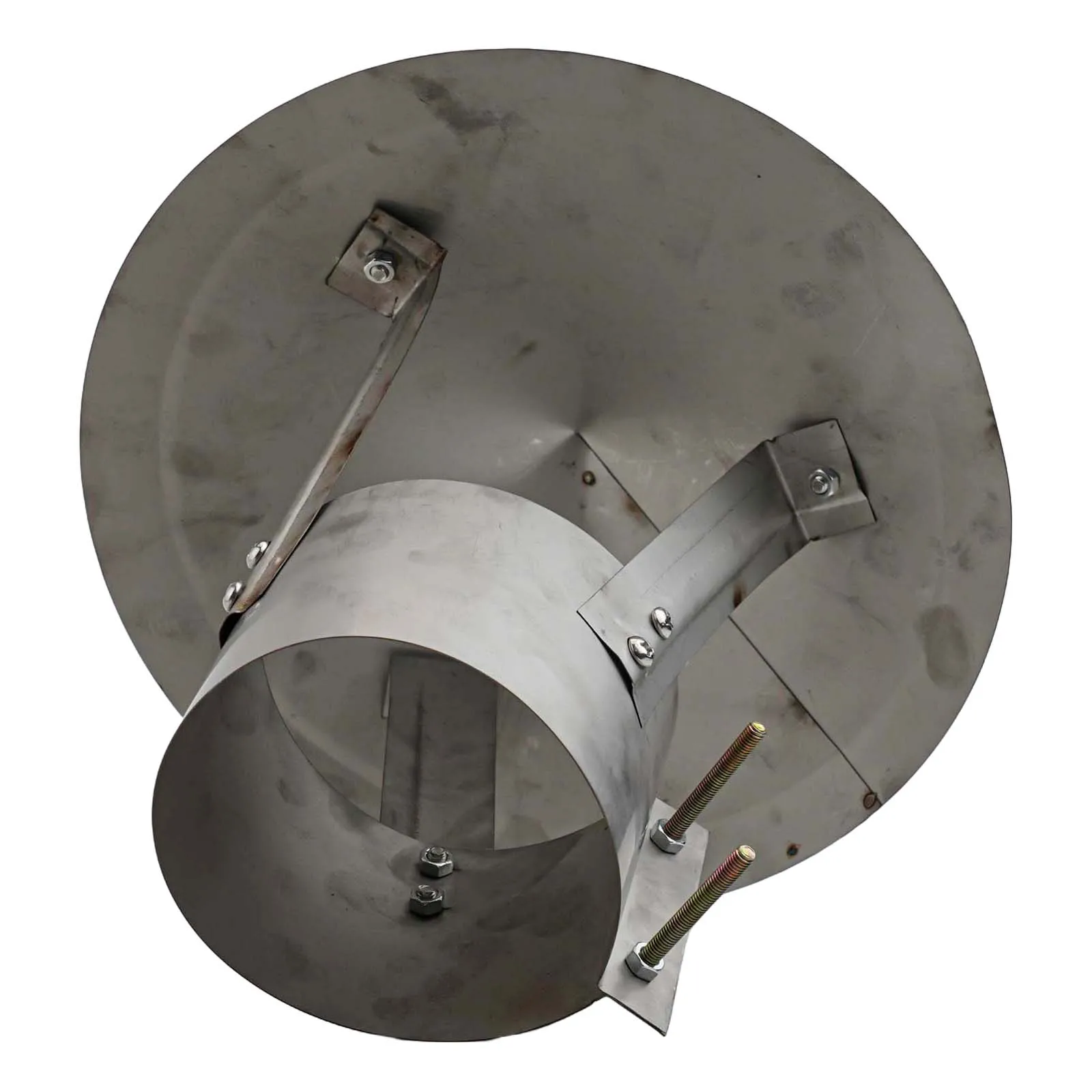 Mushroom Shaped Chimney Cap for Wind and Rain Protection Fits Standard 100mm Pipes Made from Sturdy 304 Stainless Steel