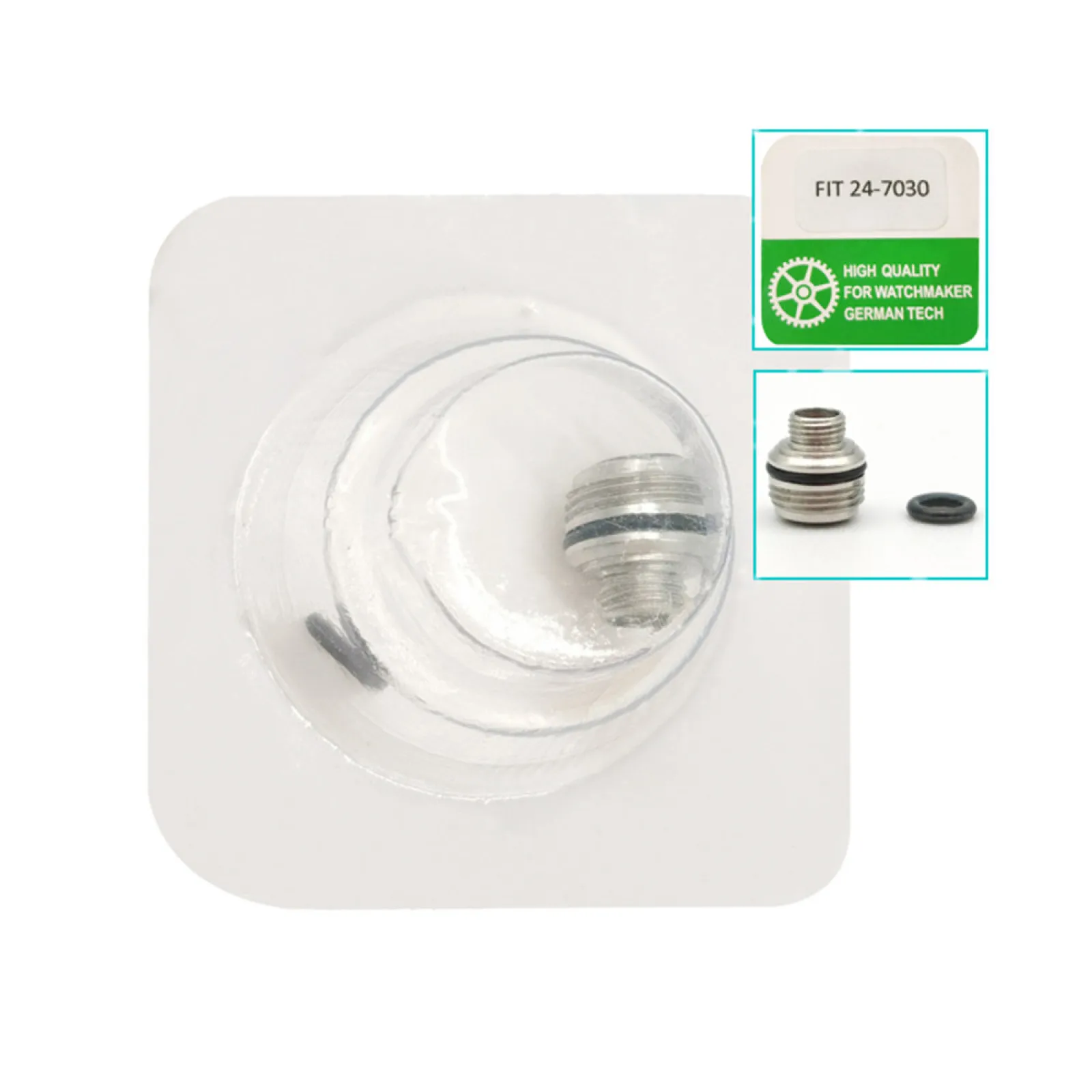 For Rolex Watch Repair Parts 7mm Watch Crown Case Tubes with Gaskets for Rolex GMT Master 24-7030 3135 Movement Watch Parts