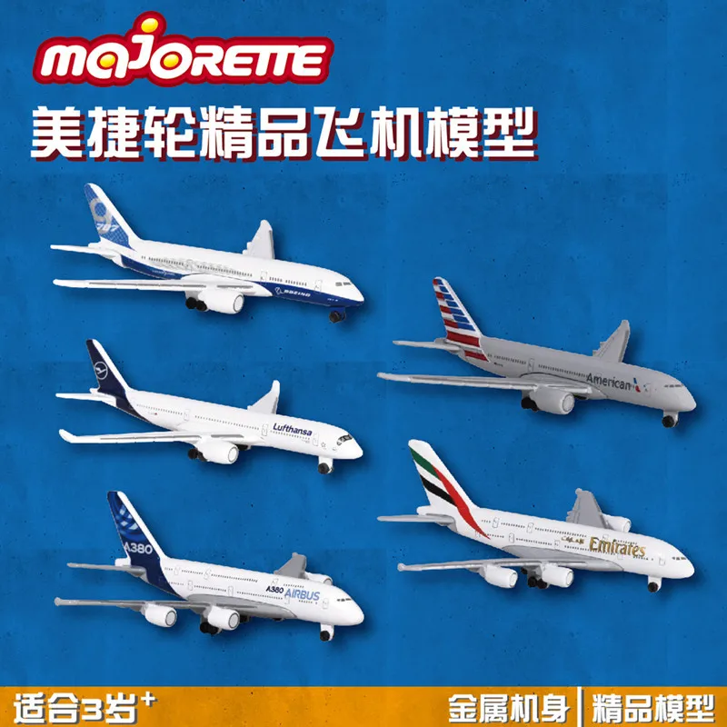 

Majorette 1:500 BOEING 787-9 A350-900 A380-800 alloy airplane model