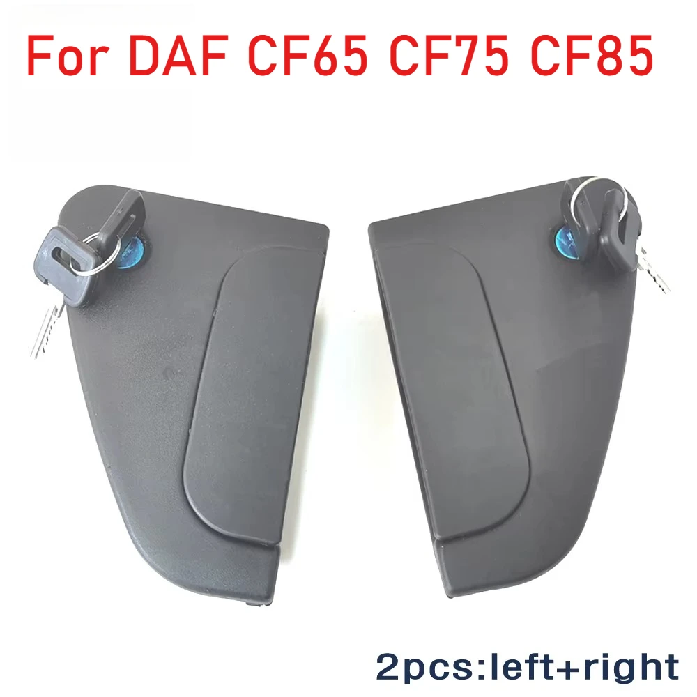 Pair of Left & Right Exterior Door Handles for DAF CF65 CF75 CF85, Replaces OE 1328725 & 1328724