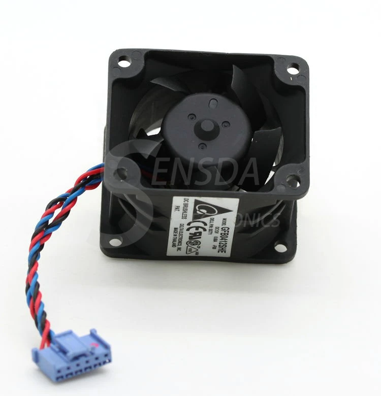 for delta GFB0412SHE  PE1750 fan 12V 0.68A 40*50*38mm DC 12V  0.68A 22.25 CFM 10000/9600 RPM cooling fan