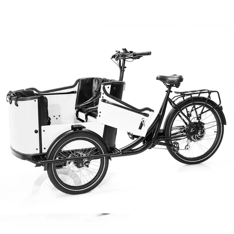 Pet tricycle upside down donkey electric help walking dog manned cargo wooden box car parent-child car