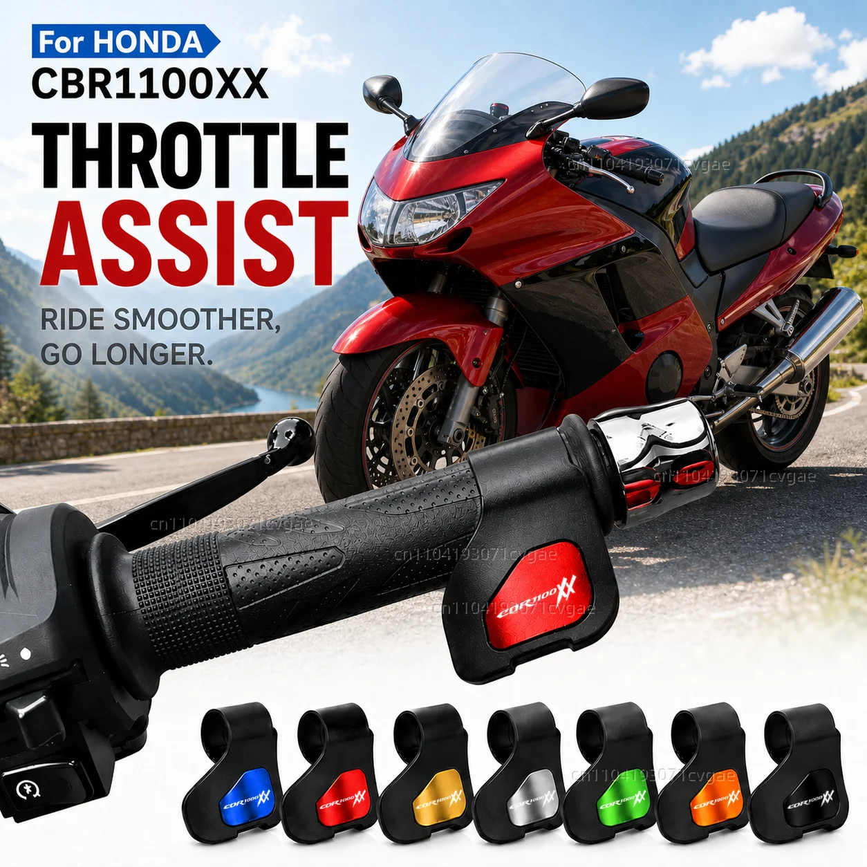 For HONDA CBR 1100 XX CBR 1100XX 1996-2008 2005 2006 2007 Motorcycle Throttle Assistant Clip Labor Saver Acceleration CNC New