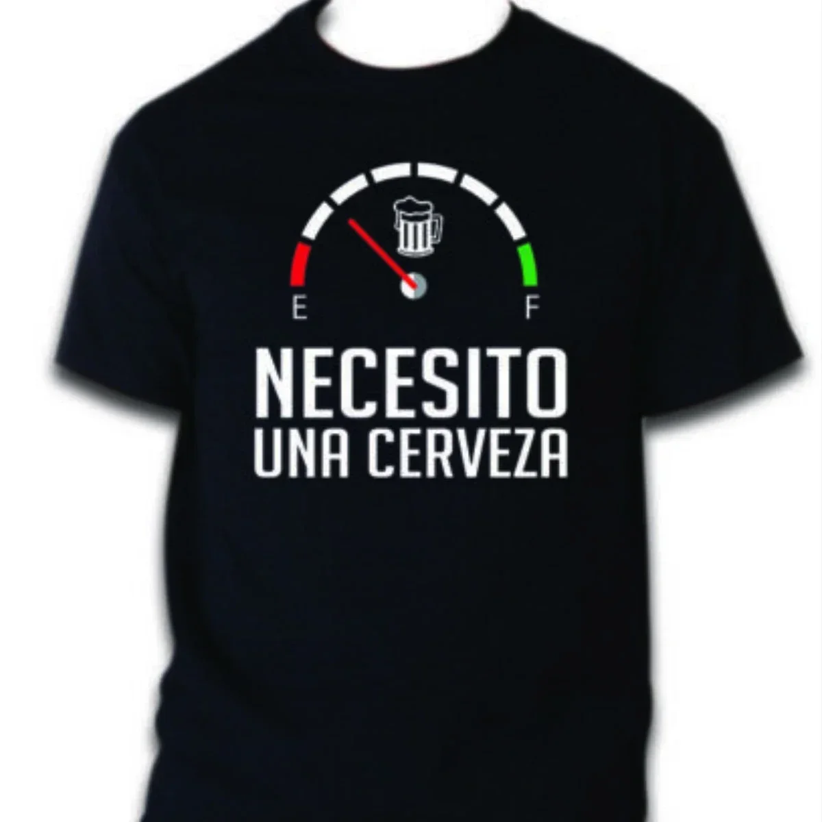 Summer Cotton Short Sleeve O-Neck Men's T Shirt New Gift S-5xl Necesito Una Cerveza. Spanish Quote Funny Need A Beer T-Shirt.