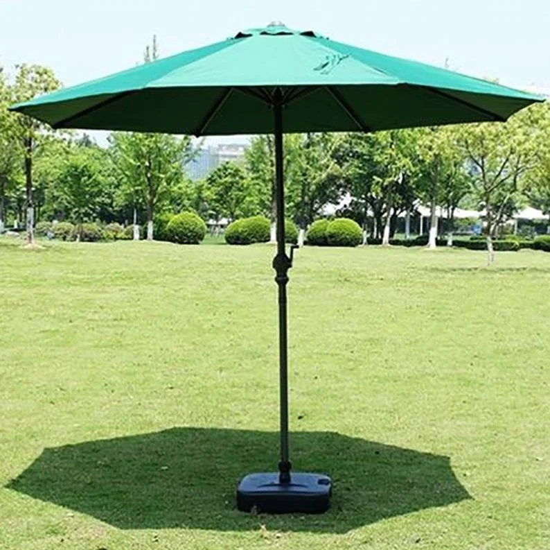 Aluminum Restaurant Garden Pool Lace Umbrella Outdoor Bases Jardin Beach Sombrilla Hardware Large Sun Promotional Patio Umbrella