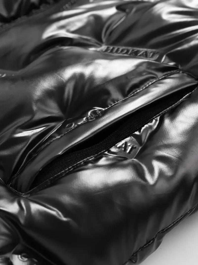 سترة شتوية شديدة التحمل للرجال ملابس خارجية للطقس البارد مع سحاب كامل للإغلاق مع قلنسوة معطف مقاوم للرياح معطف رجالي حراري معزول #5