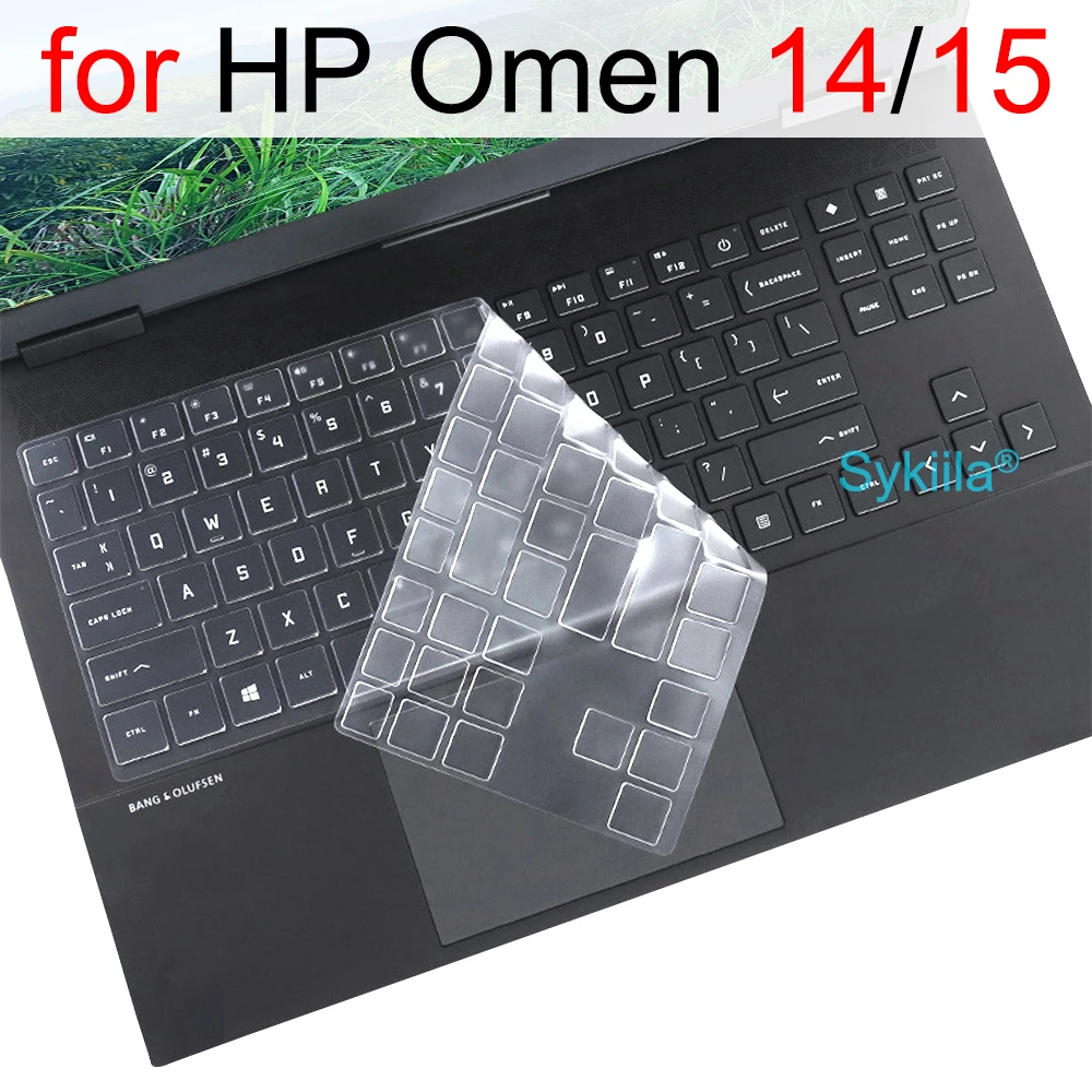 Keyboard Cover for HP Omen 15 14 15t 15z Transcend Slim 14-fb 15-ek 15-en 15-dc 15-ce Protector Skin Case Silicone Gaming 2024