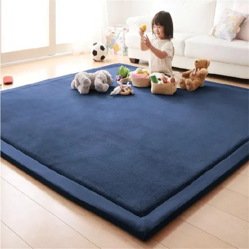 

3cm Thicken Tatami Carpet - Foldable Bedroom Floor Mat, Child Bedside & Living Room Crawling Mat, Soft & Comfortable