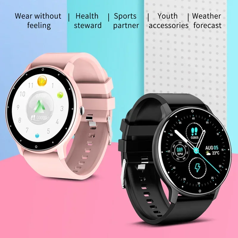 Notification Reminder IP67 Waterproof Smartwatches Women's Smart Watches Real-Time Weather Forecast Activity Tracker