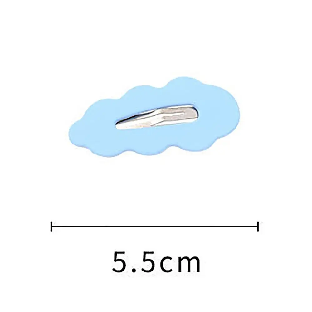 トレンディなヘアオーナメント 雲 ヘアクリップ キャンディーカラー INS スタイル ヘアクリップ スイート ヘッドウェア バングクリップ ガールズ