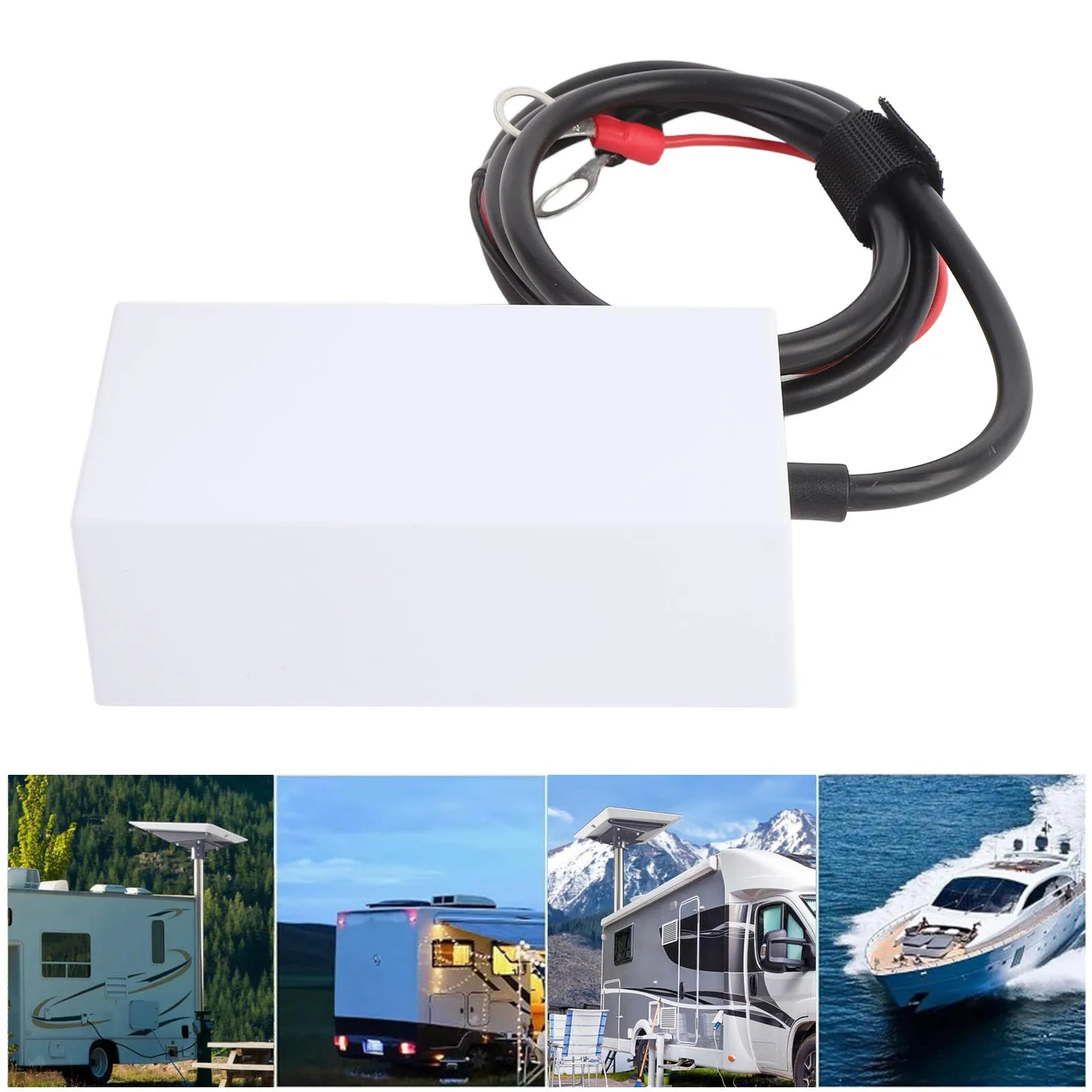 

Step Up Power Cable Adapter 12V To 36V Input Satellite Adapter 2 Circular Terminals 36V 1.67A Output IP68 Rain Proof for Home