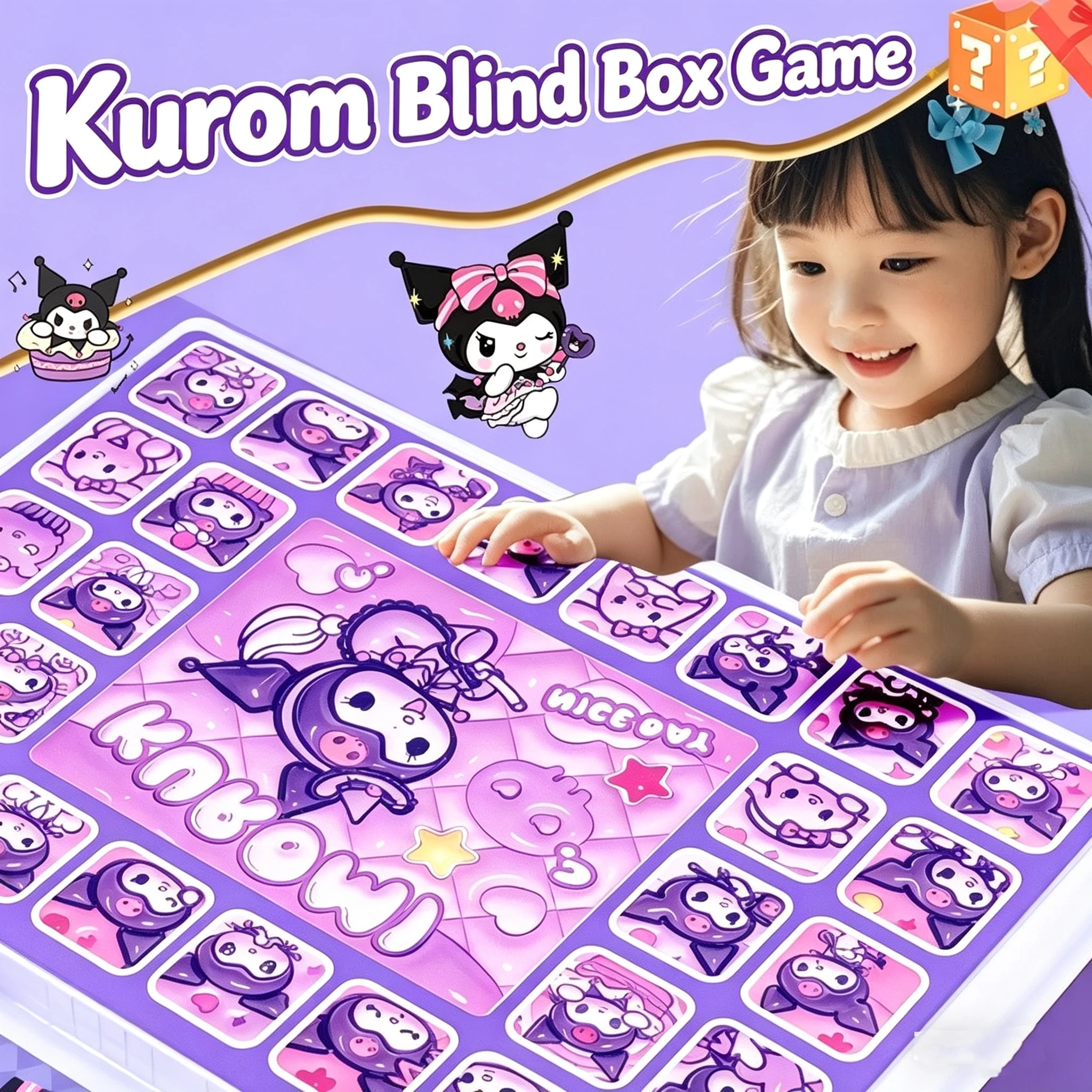 

Рождественский адвент-календарь Hello Kitty Kuromi Sanrio: Аниме-игрушки-сюрпризы для детей 2026 года, подарочный набор-сюрприз (слепая коробка)