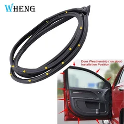 For Honda Civic Sedan 2006-2011 Car Door Weatherstrip Moulding Seal Left Right Front Rear 2007 2008 2009 2010