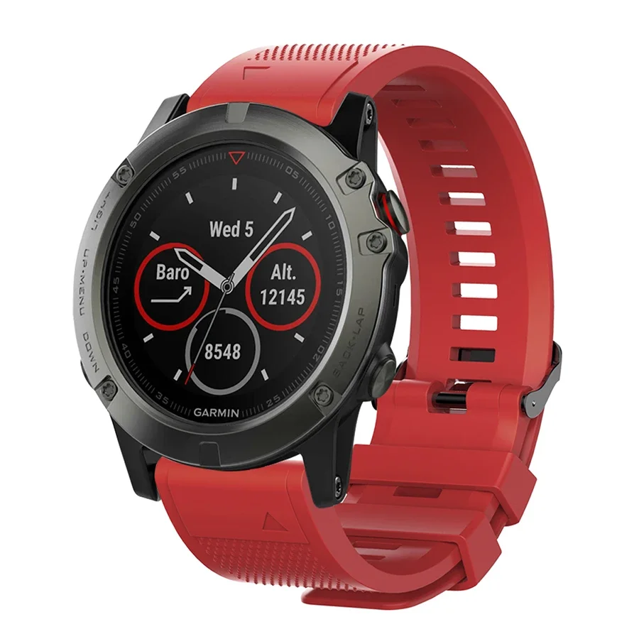 Correa de reloj de 20 22 26mm para Garmin Fenix 8 43mm 47mm 51mm E 7S 7 7X 6S 6 6X Pro 5S 5 5X Enduro 3 2 pulsera de silicona QuickFit