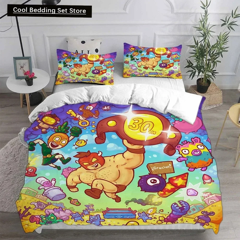 

Game Burrito BisonLauncha Libre Bedding Sets Comforter Quilt Bed Cover Duvet Cover Pillow Case 2-3 Pieces Sets Kids Adult Size