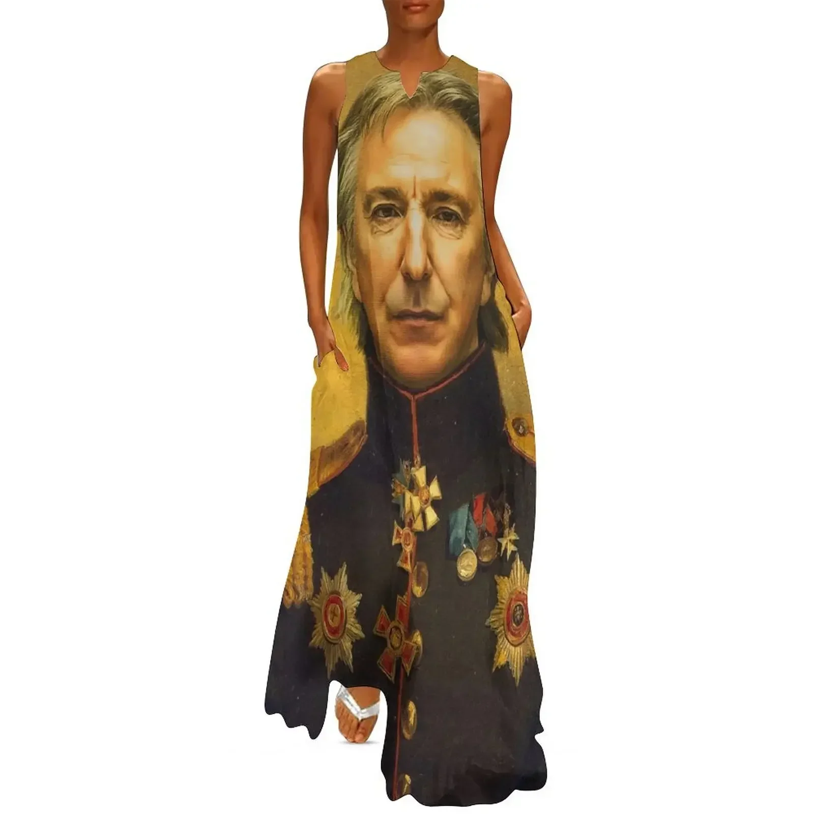 

Alan Rickman - replaceface Long Dress summer dresses for women 2025 Female clothing fairy dress women's evening dress 2025