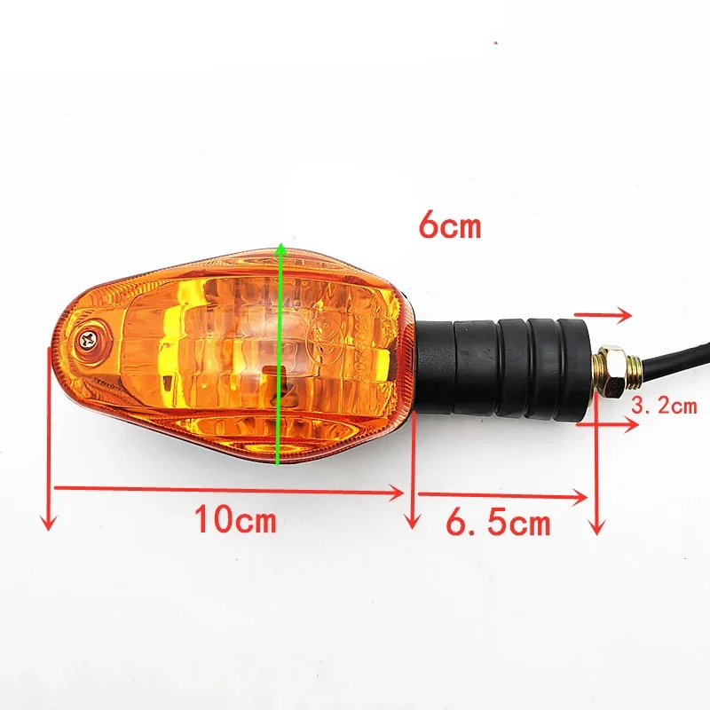 

Universal Motorcycle Winker Lamp for Suzuki Haojue Loncin Jialing Dayun EN125 HJ125 GN125/150 QJ125 LF125 GS150 Signal Flashers