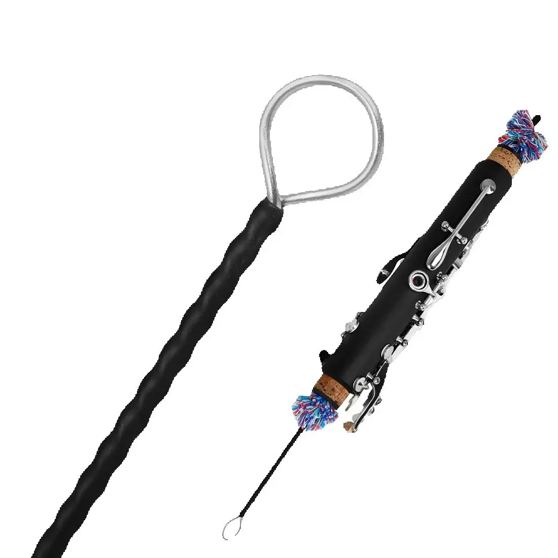 

Cleaning brush, flute, saxophone, black pipe, clarinet, cotton encrypted absorbent brush, care tool, continuous brush