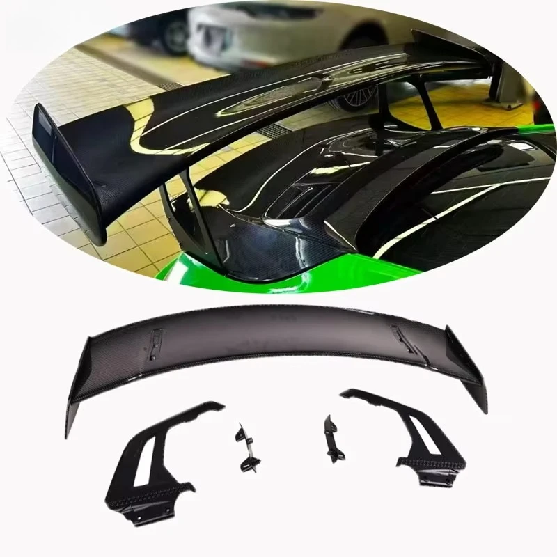 

Dry Carbon Fiber Rear Spoiler & Wing for 911 911 GT3 Style Cayman Model Double Deck