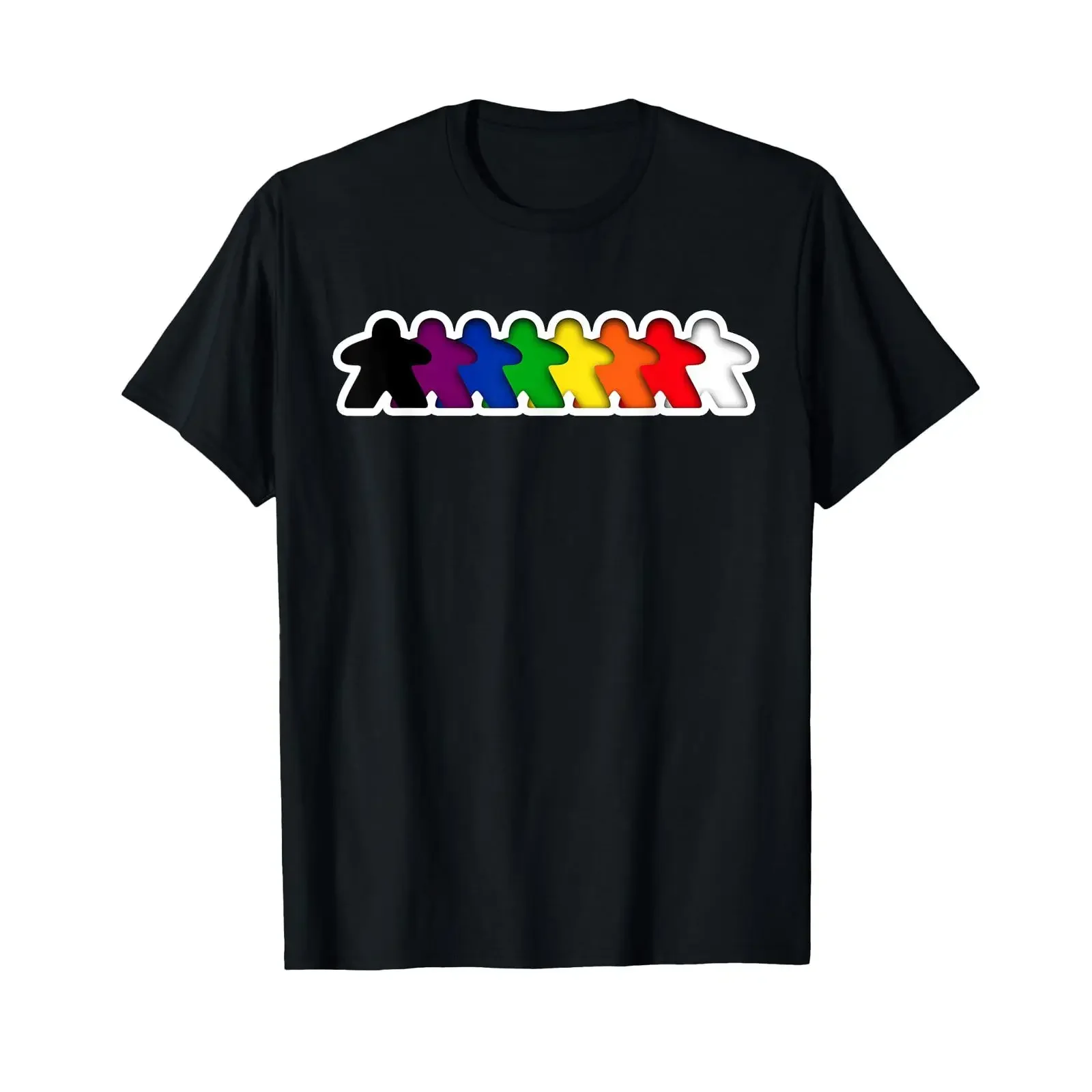 Alle Meeples T Shirt vintage Washed homme graphic Versatile Comfortable Slightly designer clothes Top For Everyday Wear Casual