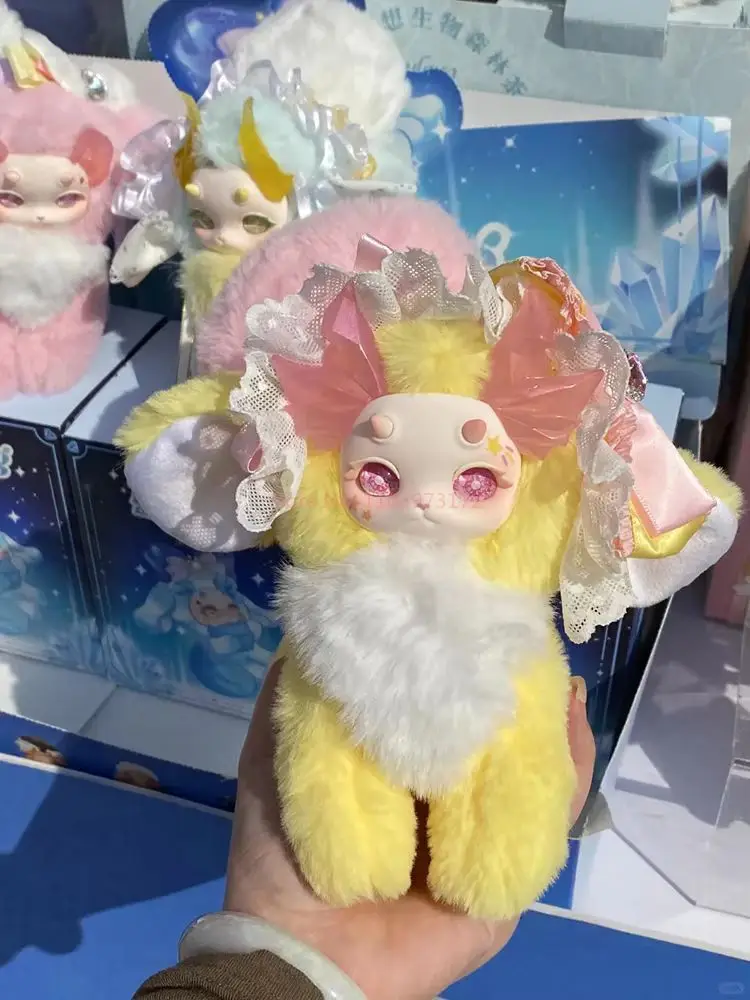 Tutulong 3 fantasia colorida série de cristal caixa cega gato dragão na moda pvc portátil bonito coelho dragão bonecas presentes surpresa