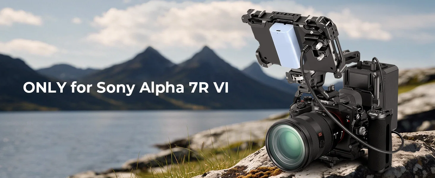SmallRig A7R VI "HawkLock" Schnellwechselkäfig für Sony Alpha 7R VI mit 1/4"-20 Gewinde-Kaltfassung für Griffe, Monitore und Halterungen 6702 – Detail 2