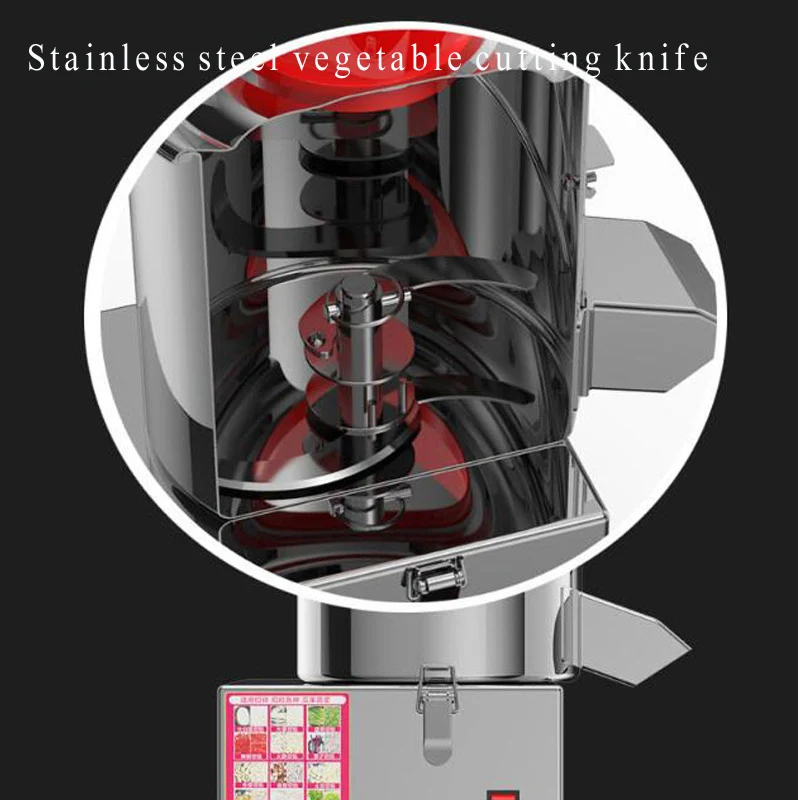 1000 واط الملفوف المروحية الفولاذ المقاوم للصدأ الكهربائية الغذاء الخضار طاحونة الخضار المحبب آلة مفرمة اللحم متعددة الوظائف #5