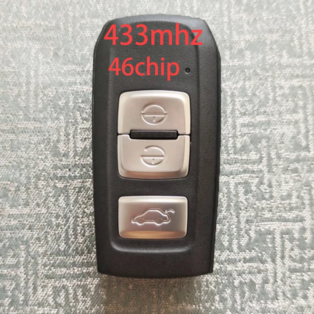 Original 433MHz Remote Control Key for FAW BESTUNE R7 R9 A70 D80 with 46 Chip without blade key