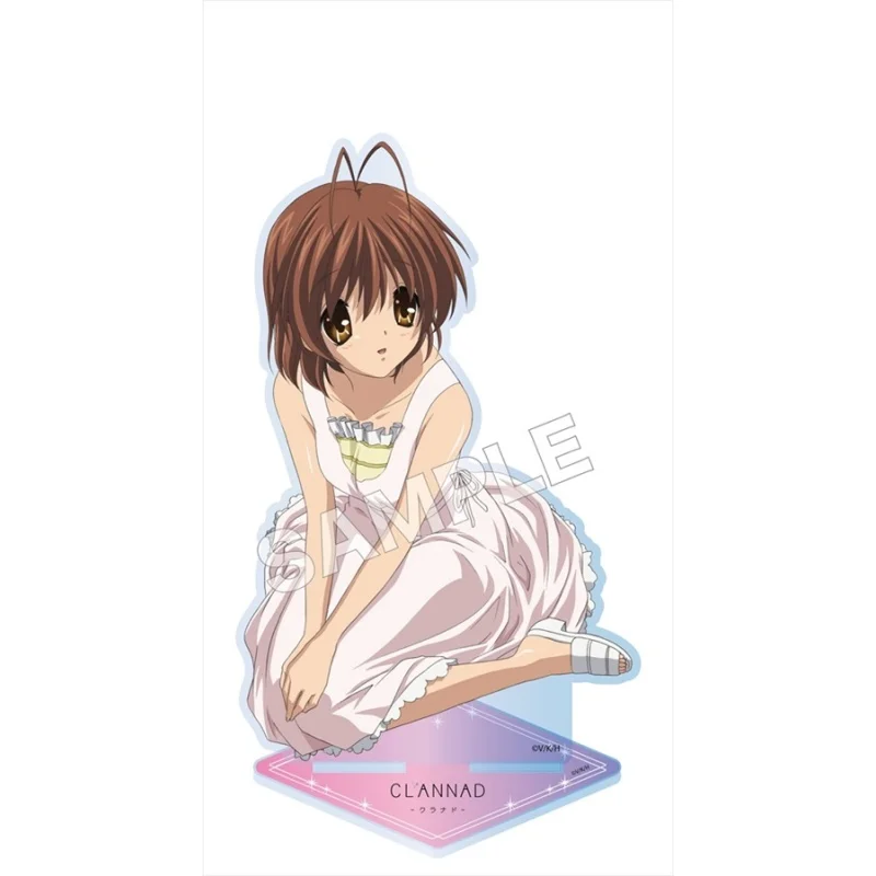 Anime CLANNAD Cosplay Ornaments Okazaki Tomoya Nagisa Furukawa Fujibayashi Kyō Acrylic Stand Model Plate Fans Gift