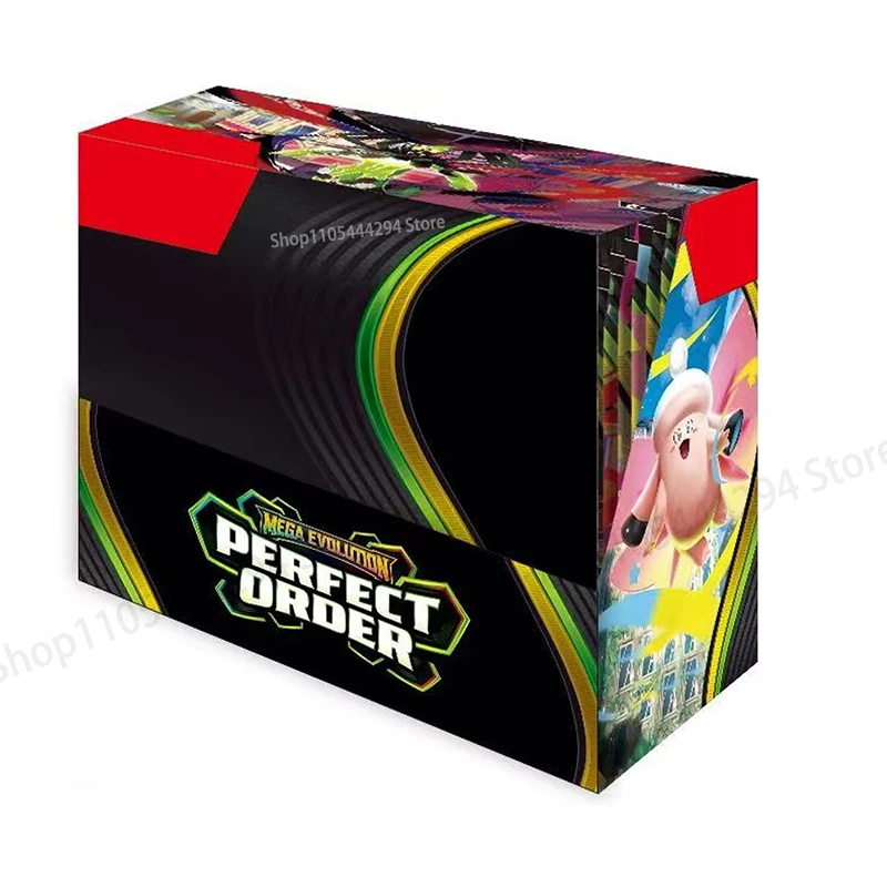 MEGA EVOLUTION Perfect Order 360Pcs Pokemon TCG Spanish English Booster Battle Transaction Cards