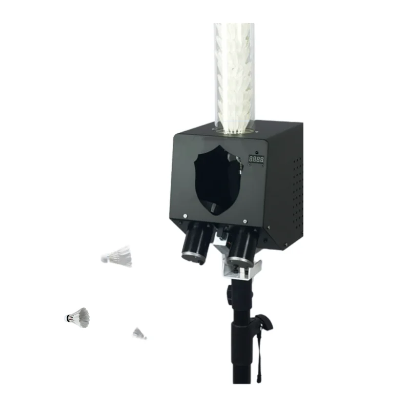 Smart  Training Intelligent Drop Point Programming  Badminton Serving Machine High and Long Ball Serving Pace Training Artifact