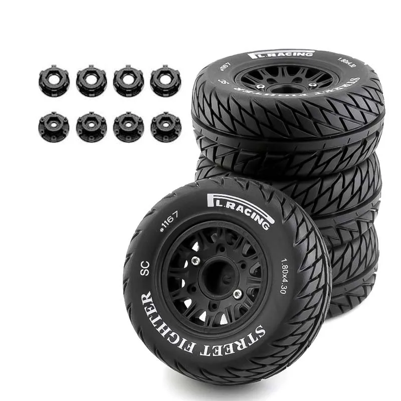 

4Pcs 1:8 1:10 RCModel Short Card Universal Off-Road Tire Upgrade Tires Adapter12MM 14MM 17MM