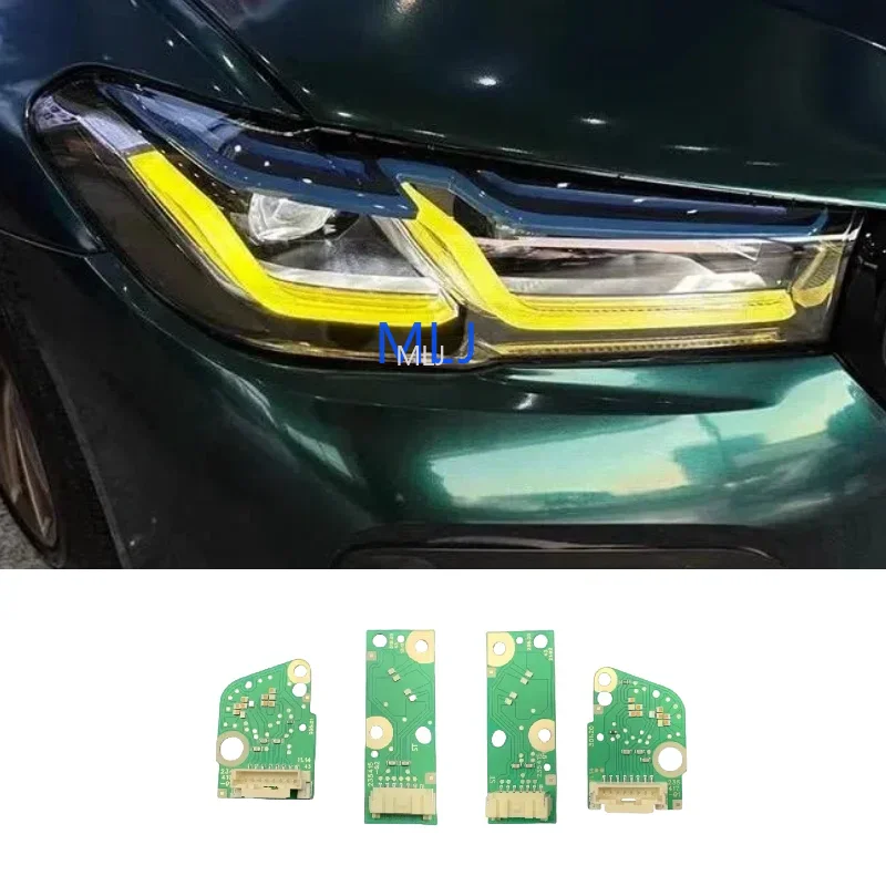 New 23508301 23508302 Yellow Headlight Daytime Running Light Module Angel Eyes LED Board for BMW G30 G38 2020 2021 2022 2023