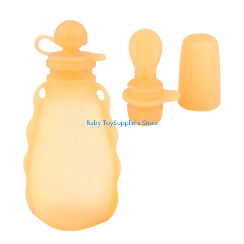 

R1WF Reusable Silicone for Infant Toddler Squeeze Container Case Bag