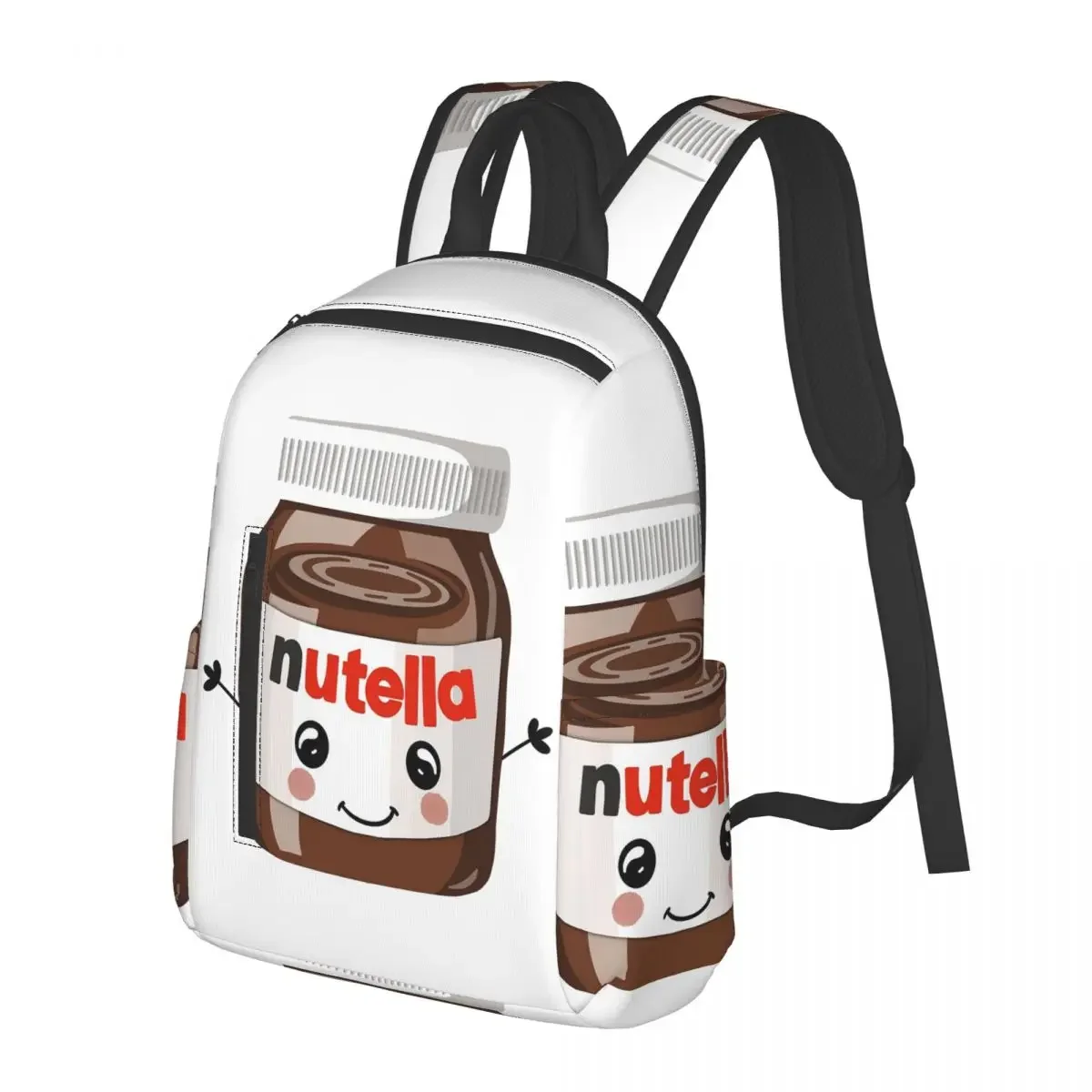 

Nutella Cutie Student Backpack School Bag Hiking Travel Daypack for Men Women Fashion Bookbag Shoulder Bags