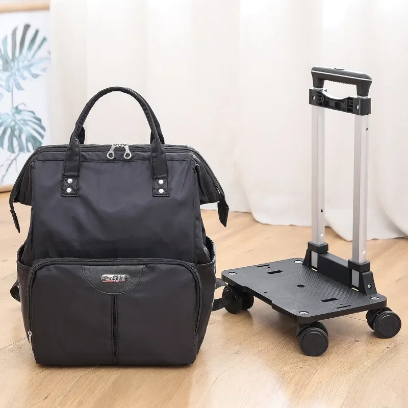 Trolley Travel Bag Universal Wheel Luggage Bag Convenient Boarding Bag Waterproof Backpack Handbag Rolling Trolly Suitcase