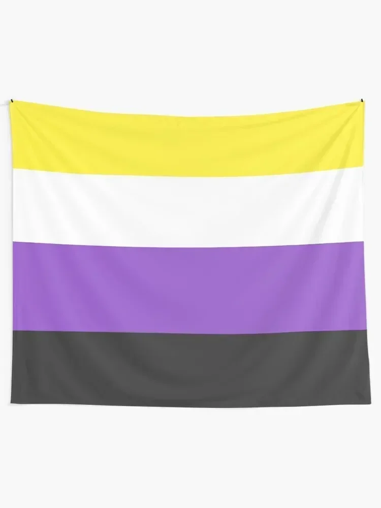 

Non-binary flag Tapestry Wall Art Cute Room Decor Bedroom Decor Aesthetic Room Decoration Aesthetic Tapestry