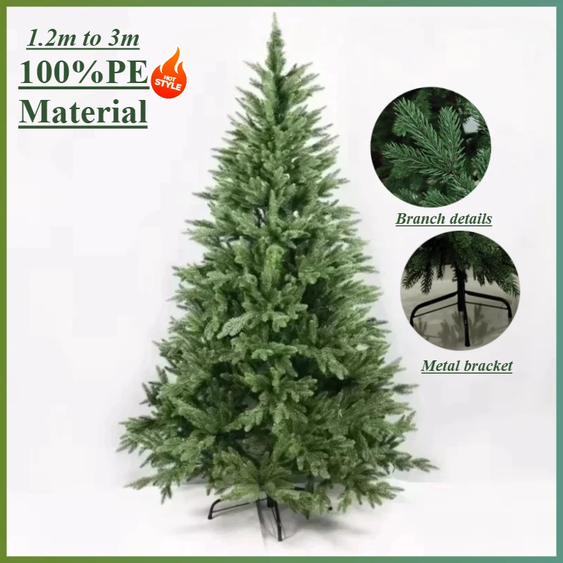 

Artificial Christmas Tree PE Encryption Material Large Christmas Tree Family Party Atmosphere Christmas Decoration 1.2m to 3m