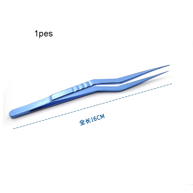 Narzędzie medyczne ze stali nierdzewnej do woskowiny ze stopu tytanu pęseta do hodowli tkanek