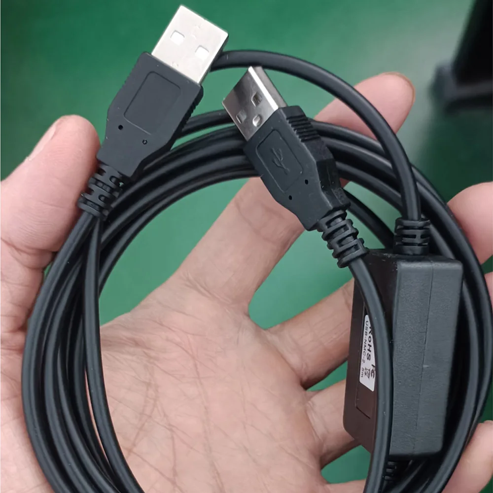 FTDI NMC-2.5m USB to USB DTE Null Modem Cable for POS QR/Face Scanner PC Files Mover Cable