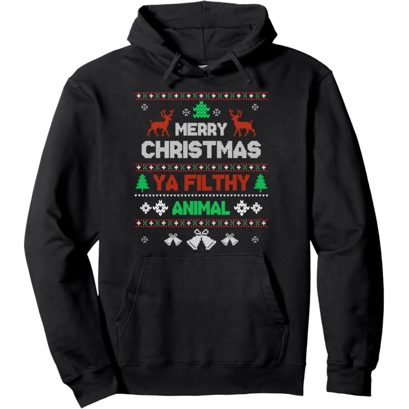 

Merry Christmas, funny, alone at home movie, your dirty animal pullover